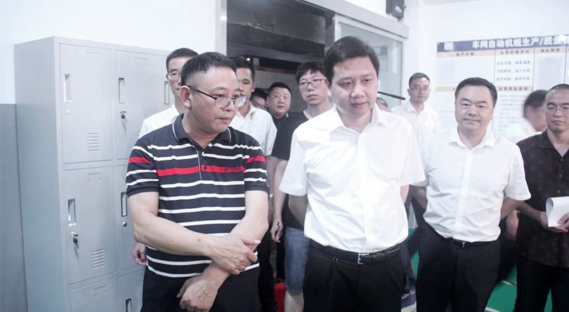 乐清市方晖市长一行到浙江创奇电气无限公司调研